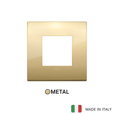 Vimar Arke Classic Plate 2M Metal Gold - Square