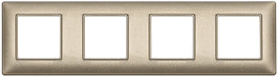 Vimar Plana Plate 8M Technopolymer Bronze