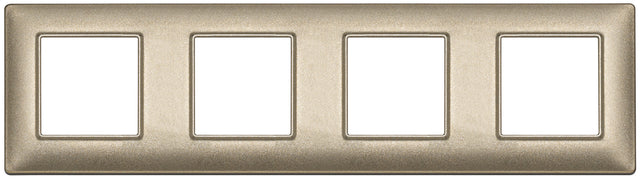 Vimar Plana Plate 8M Technopolymer Bronze