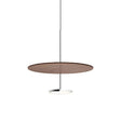 Pablo Pendant Sky Dome Wood 18" Walnut