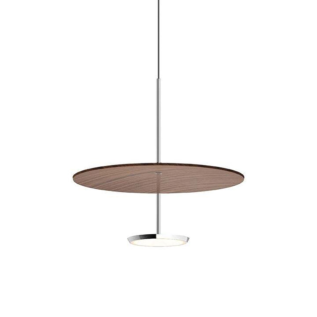 Pablo Pendant Sky Dome Wood 18" Walnut