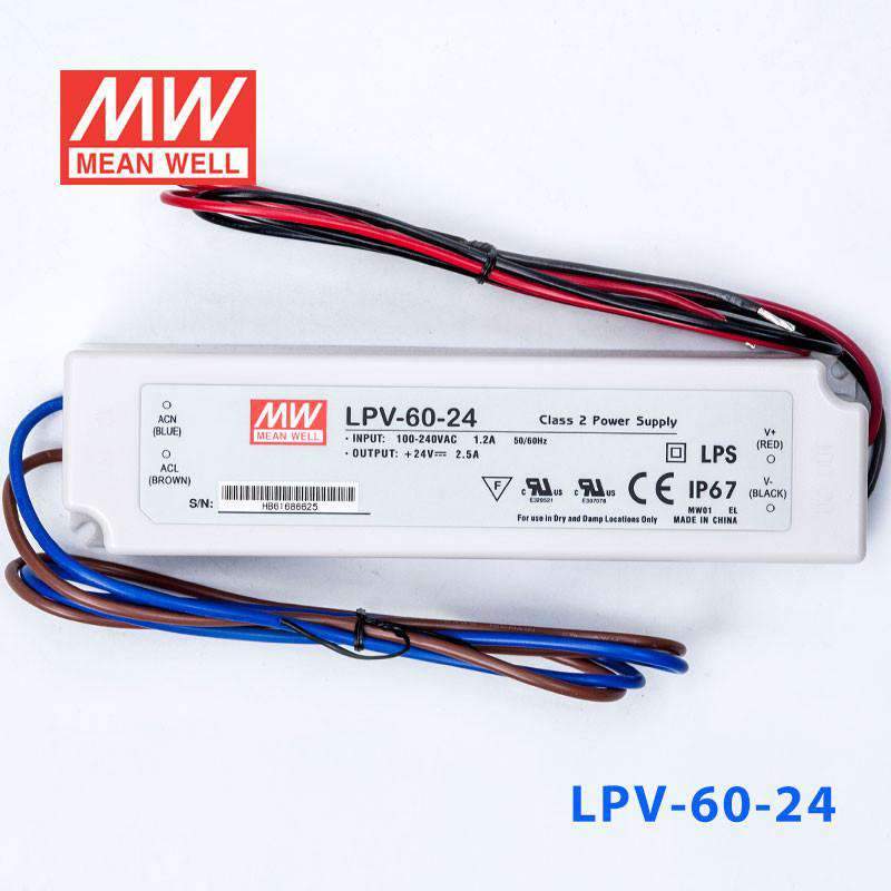 Mean Well LPV-60-24 Power Supply 60W 24V - PHOTO 2