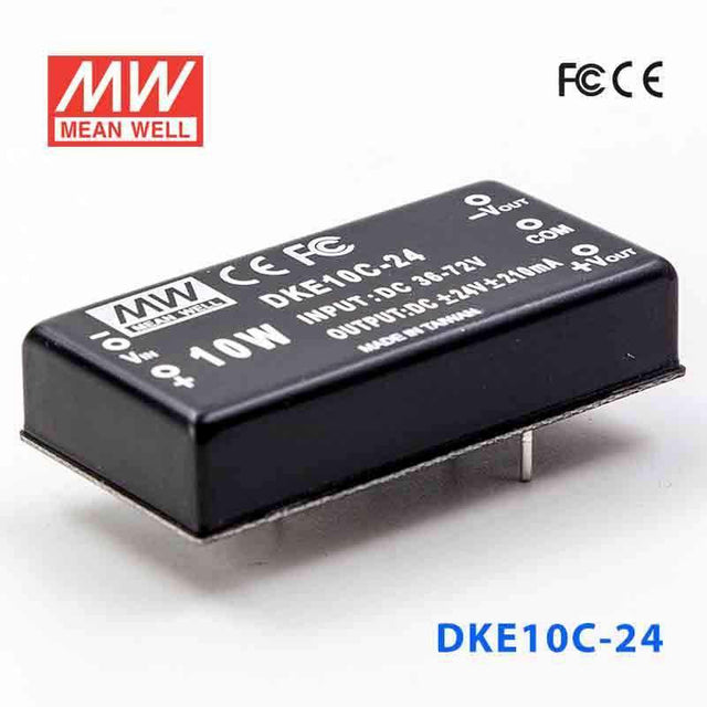 Mean Well DKE10C-24 DC-DC Converter - 10W - 36~72V in ±24V out 210mA