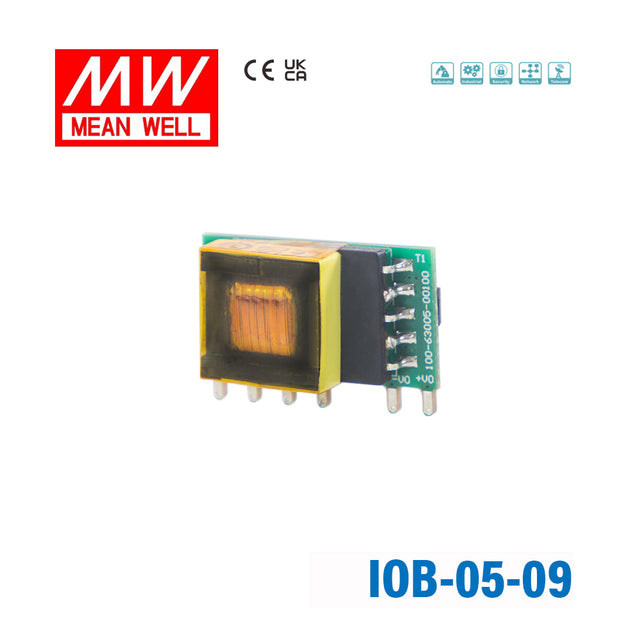 Mean Well IOB-05-09 AC-DC On Board Type Power Module 5.04W 9V 560mA