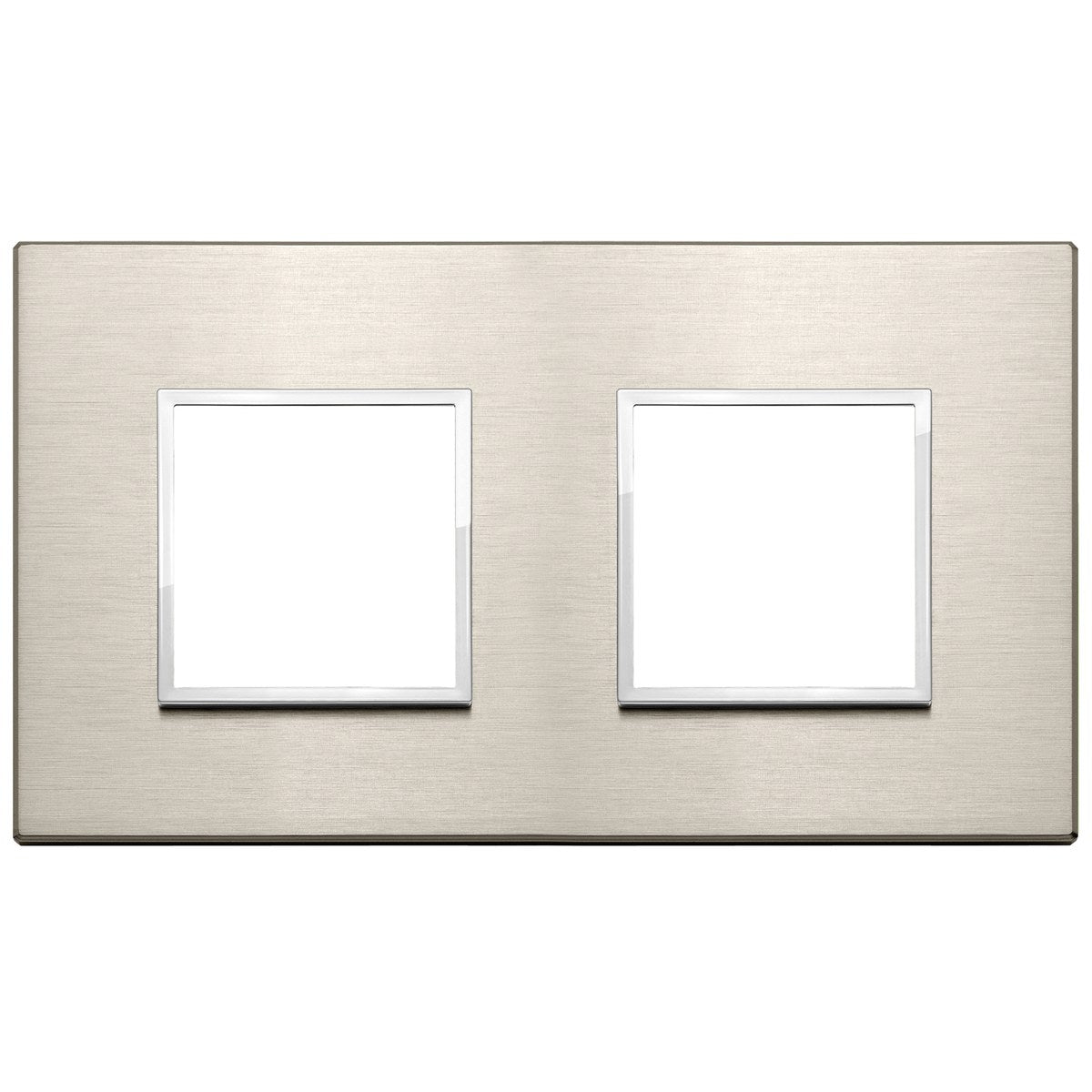 Vimar Eikon Evo Plate 4M (2+2) 71MM Aluminium Neutral Bronze