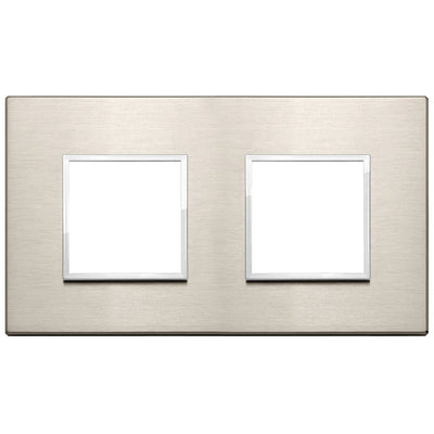 Vimar Eikon Evo Plate 4M (2+2) 71MM Aluminium Neutral Bronze