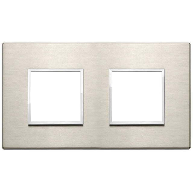Vimar Eikon Evo Plate 4M (2+2) 71MM Aluminium Neutral Bronze