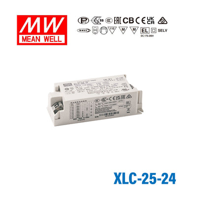 Mean Well XLC-25-24 LED Driver 25.2W 24V 1.05A