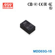 Mean Well MDD03G-15 Medical Grade DC/DC Converter 3W - 18-75V input, 15 and -15V output