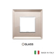 Vimar Eikon Evo Plate 2M Crystal Bronze Mirror - Square