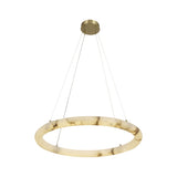 Archilight Alabaster-Stone Halo Pendant 790