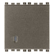 Vimar Arke 1P NO 10A Push Button 2M Metal