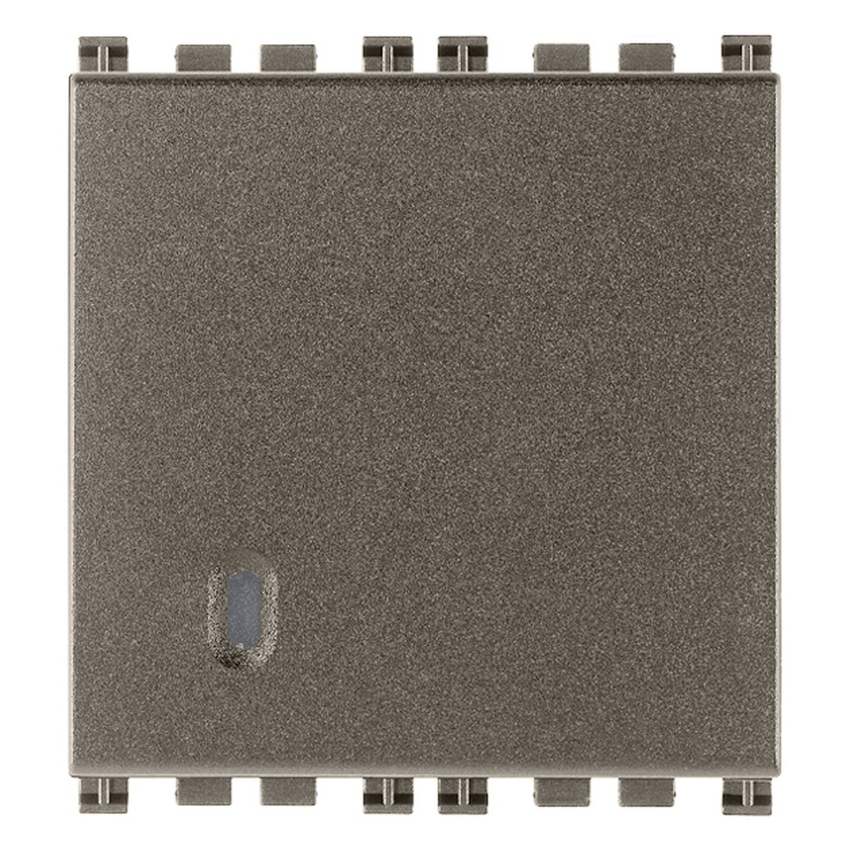 Vimar Arke 1P NO 10A Push Button 2M Metal