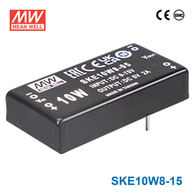 Mean Well SKE10W8-15 10W DC-DC Converter 15VDC 670mA