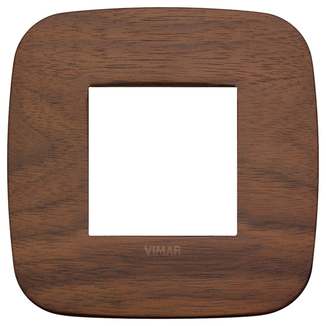 Vimar Arke Round Plate 2M Wood Walnut