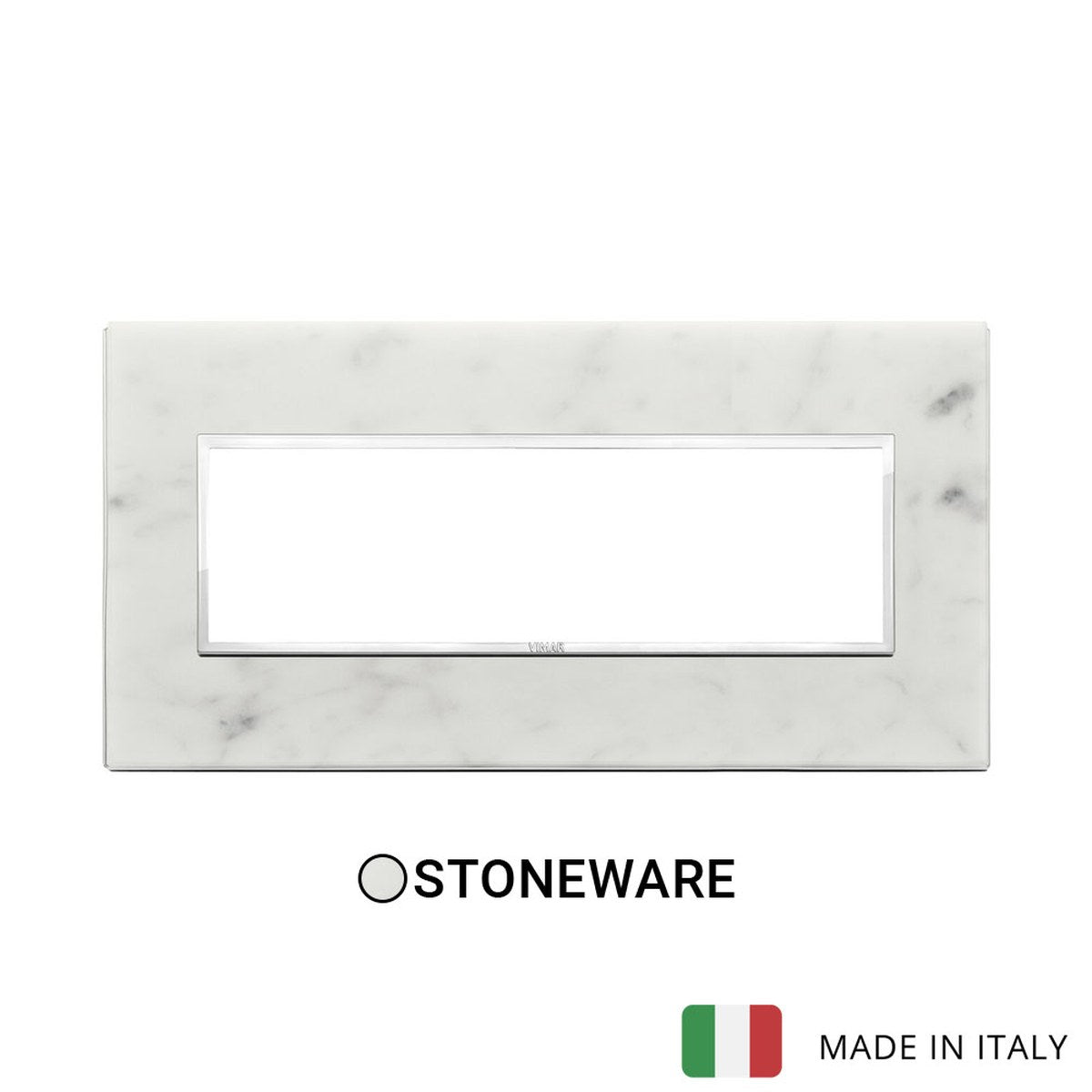 Vimar Eikon Evo Plate 7M Stone Carrara White