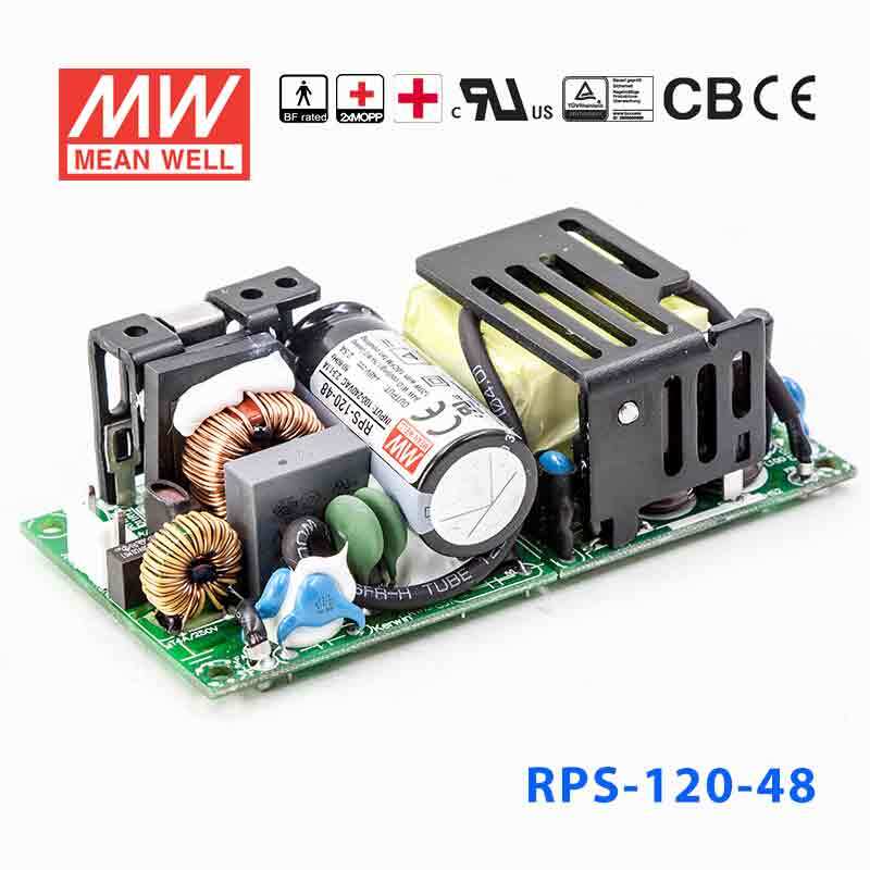 Mean Well RPS-120-48 Green Power Supply 120W 48V 2.5A - Medical Power Supply