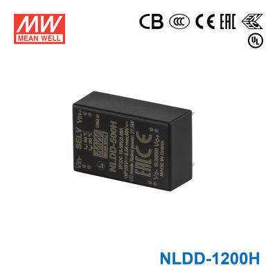 Mean Well NLDD-1200H DC/DC LED Driver CC 1200mA - Step-down