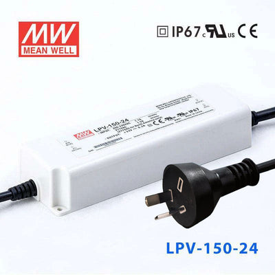 Mean Well S-LPV-150-24 Power Supply 150W 24V with AU/NZ plug 6.3A