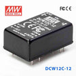 Mean Well DCW12C-12 DC-DC Converter - 12W - 36~72V in ±12V out 500mA