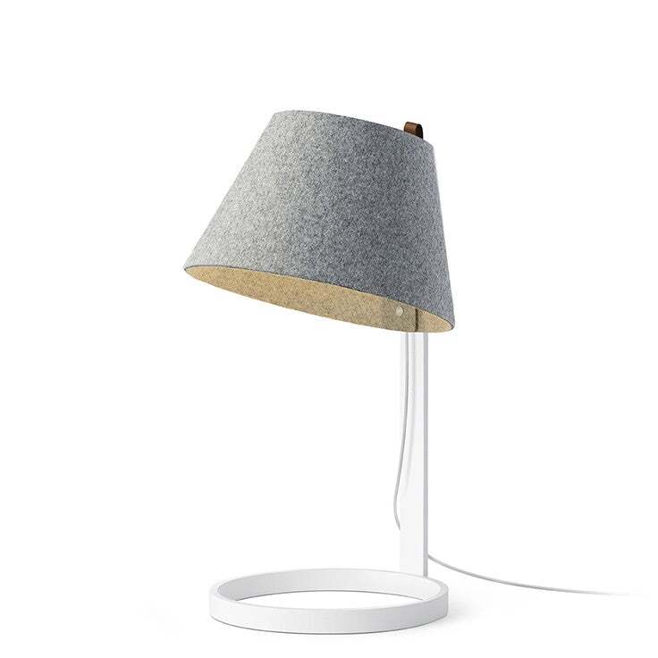Pablo Table Lana Small Stone-Grey / White