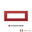 Vimar Arke Classic Plate 7M Technopolymer Matt Red