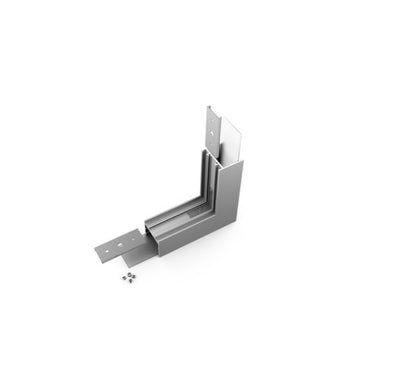 Archilight Alumnium Corner Joiner for VARIO 02 - 33mm Width - 270 Degree - Silver - Bent