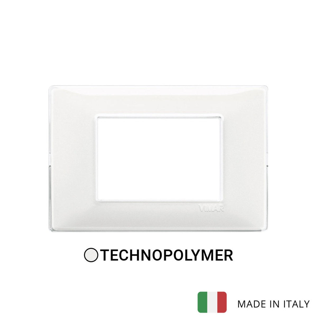 Vimar Plana Plate 3M Technopolymer Reflex Snow