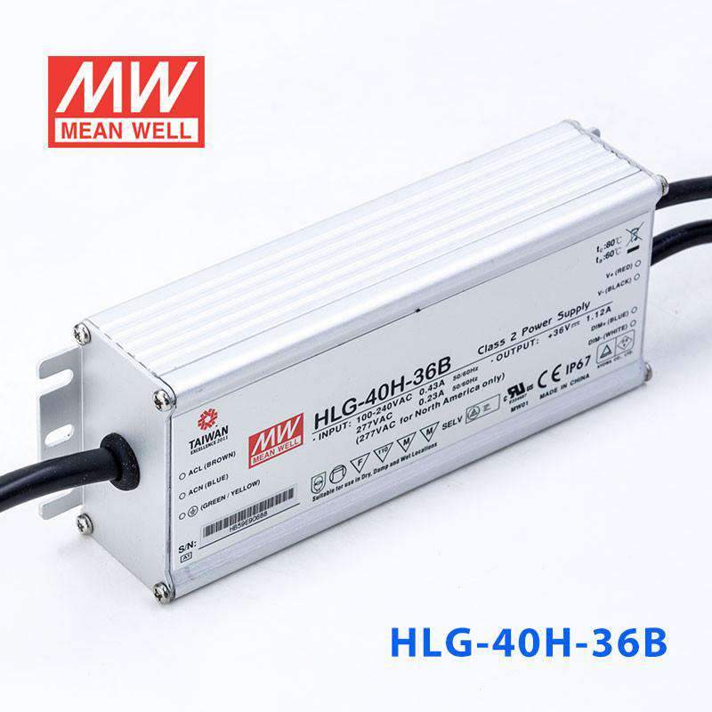 Mean Well HLG-40H-36B Power Supply 40W 36V - Dimmable 1.12A - PHOTO 1