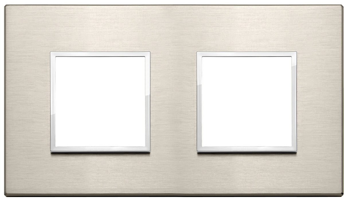 Vimar Eikon Evo Plate 4M (2+2) 71MM Aluminium Neutral Bronze