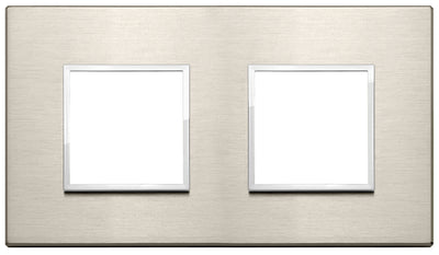 Vimar Eikon Evo Plate 4M (2+2) 71MM Aluminium Neutral Bronze