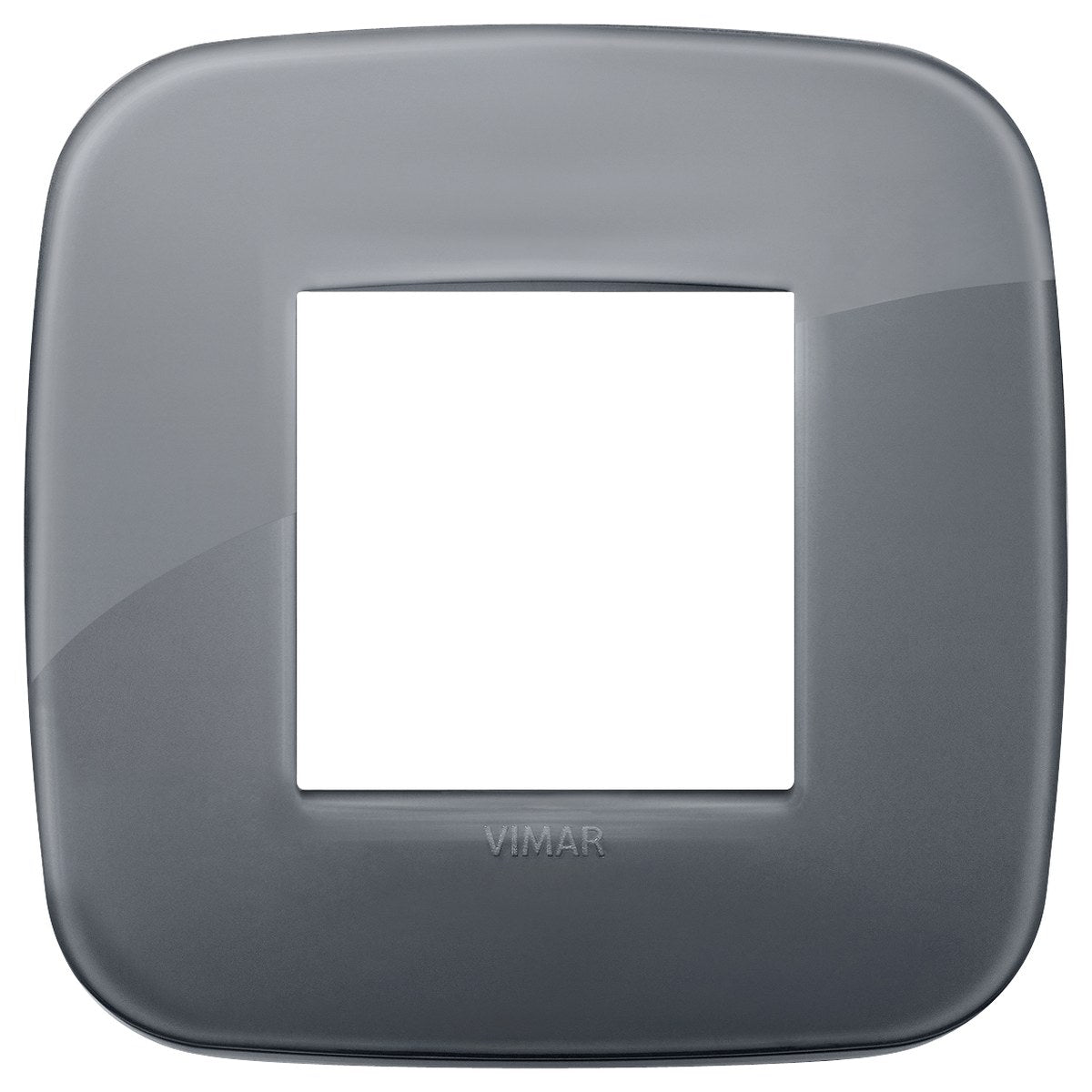 Vimar Arke Round Plate 2M Reflex Smoke Grey