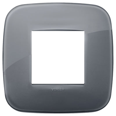 Vimar Arke Round Plate 2M Reflex Smoke Grey