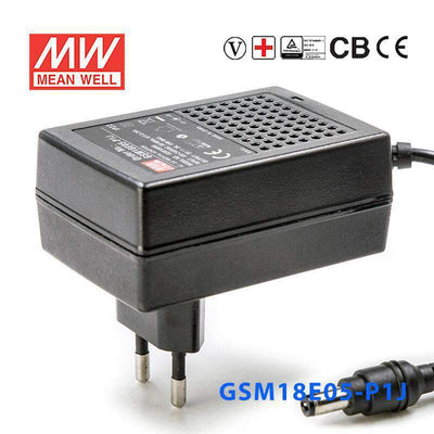 Mean Well GSM18E05-P1J Power Supply 15W 5V 3A
