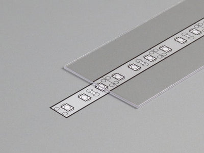 Archilight LED Extrusion Diffuser for Pateo - 2 Metre - Transparent - Slide