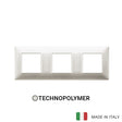 Vimar Plana Plate 6M(2+2+2) 71mm Technopolymer Matt Nickel