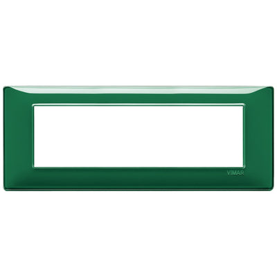 Vimar Plana Plate 7M Technopolymer Reflex Emerald