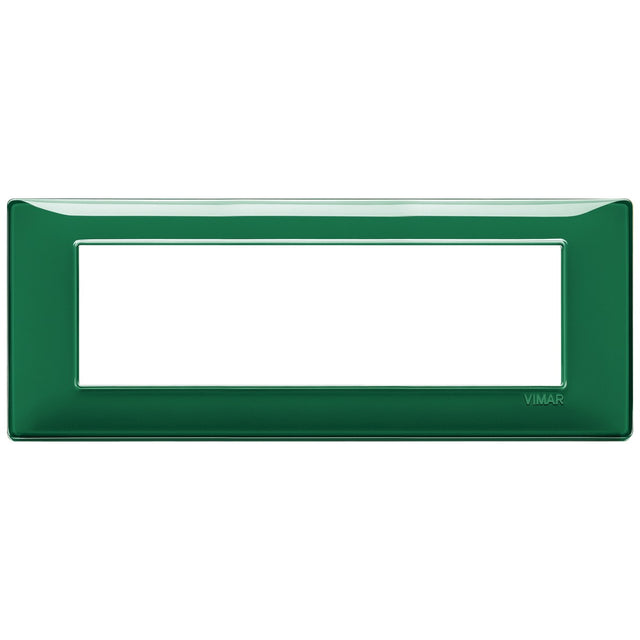 Vimar Plana Plate 7M Technopolymer Reflex Emerald