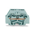 Wago 260-301 2-conductor Terminal Block Fixing Flange 1-pole CAGE CLAMP® 1,50mm² Gray