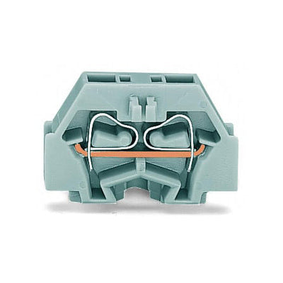 Wago 260-301 2-conductor Terminal Block Fixing Flange 1-pole CAGE CLAMP® 1,50mm² Gray
