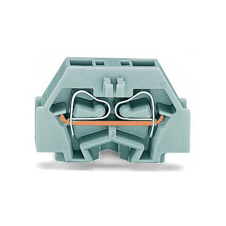 Wago 260-301 2-conductor Terminal Block Fixing Flange 1-pole CAGE CLAMP® 1,50mm² Gray