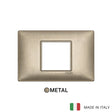 Vimar Plana Plate 2centrM Metallized Bronze