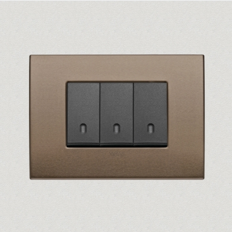 Vimar Arke Metal 3 Gang switch - Dark Bronze - 16A - PHOTO 18
