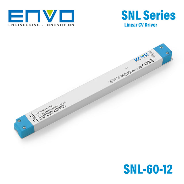 Envo EV-SNL-60-12 Linear Type LED Driver 60W 12V 5A