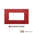 Vimar Arke Classic Plate 4M Technopolymer Matt Red