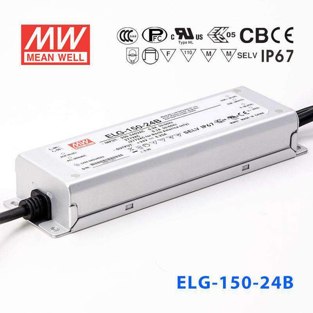 Mean Well ELG-150-24B Power Supply 150W 24V - Dimmable 6.25A
