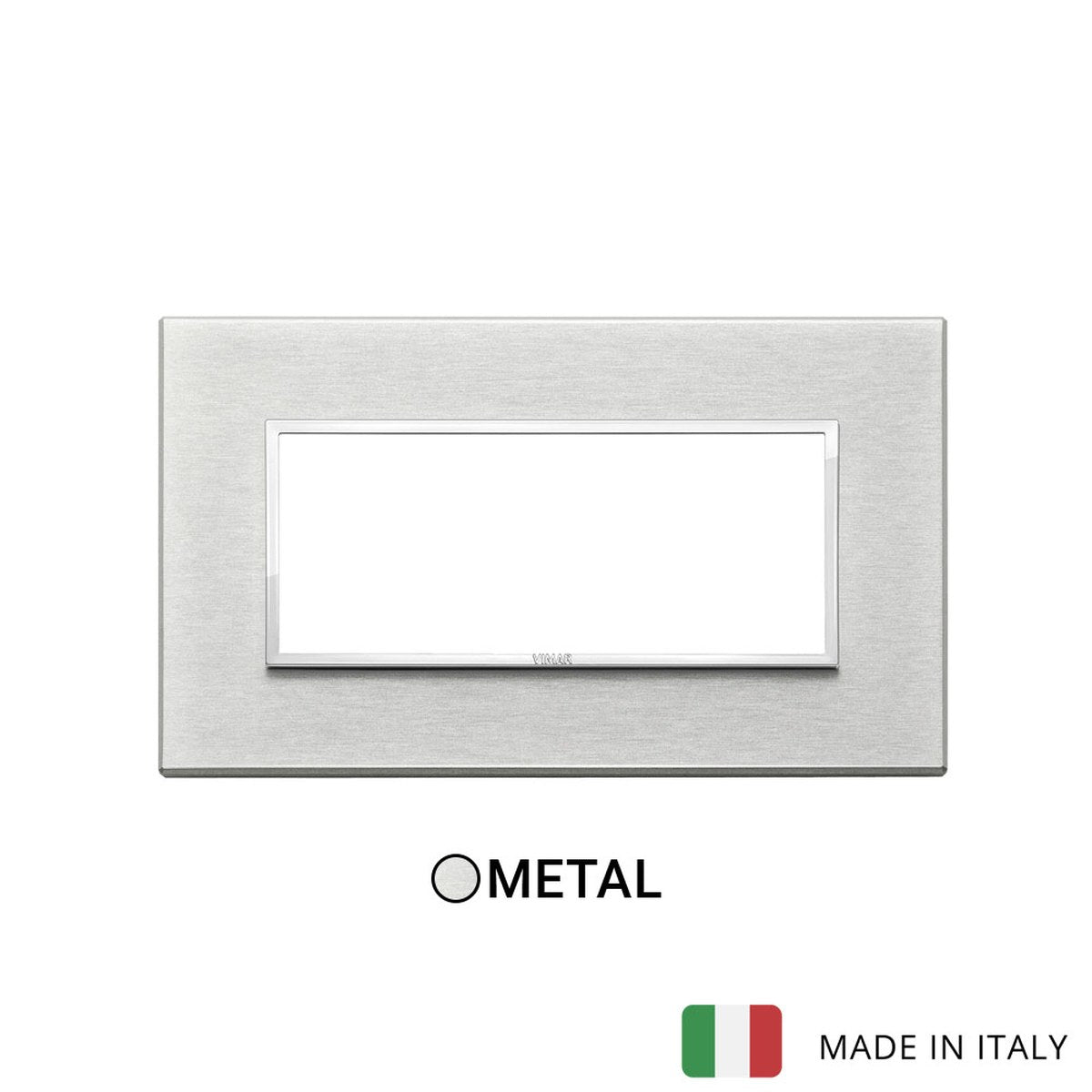 Vimar Eikon Evo Plate 5M Aluminium Grey