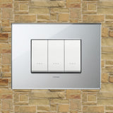 Vimar Eikon Glass 3 Gang Switch - Ice Silver - 16A - PHOTO 7