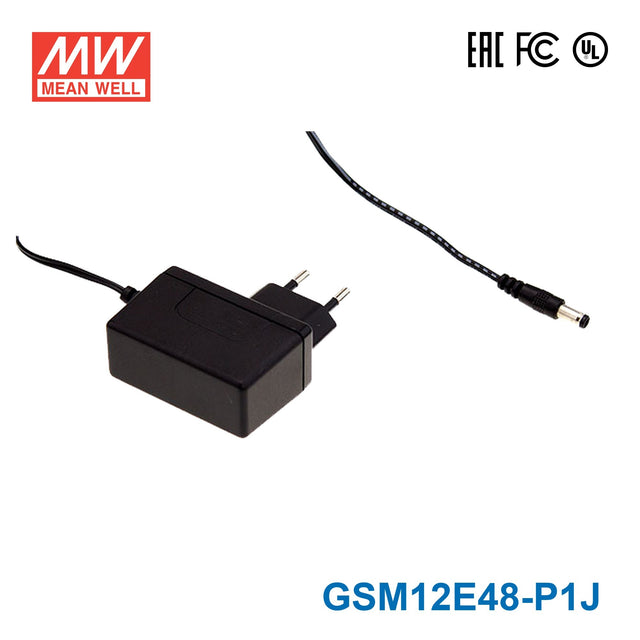 Mean Well GSM12E48-P1J Power Supply 12W 48V 250mA