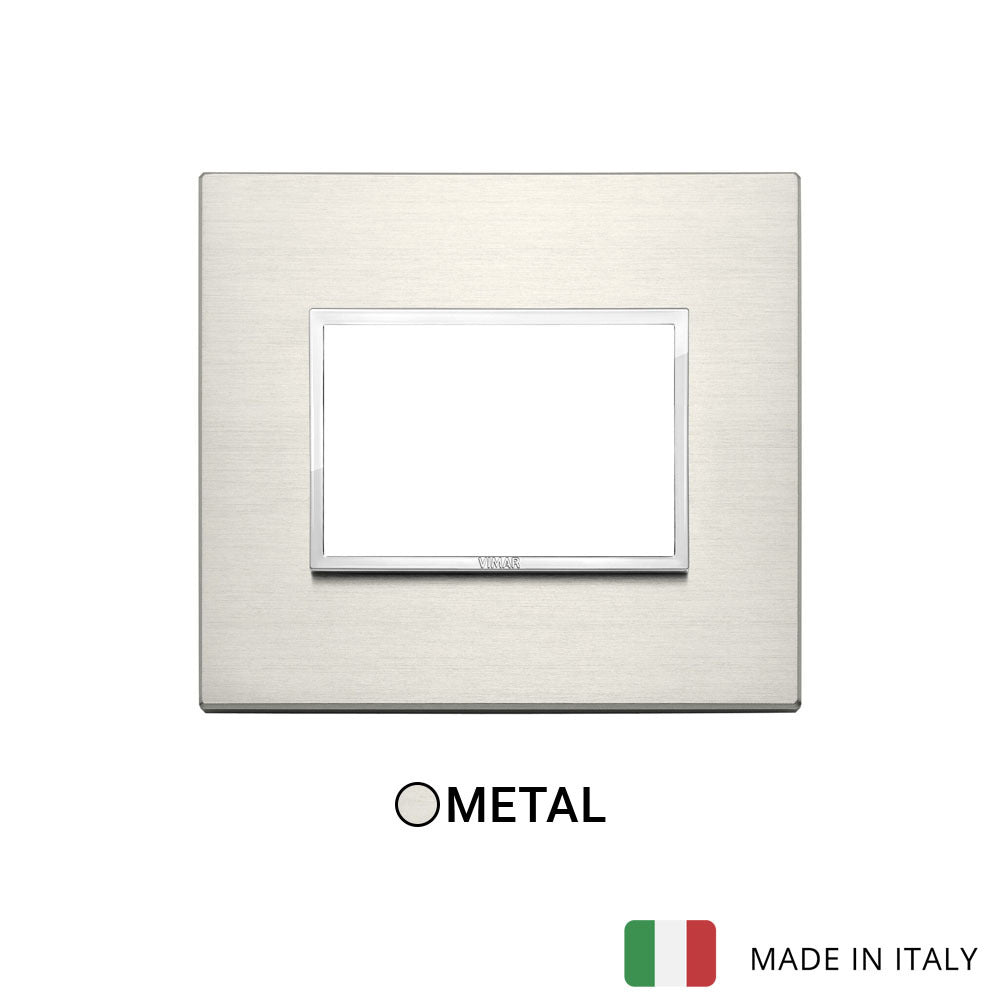 Vimar Eikon Evo Plate 3M Aluminium Titanium